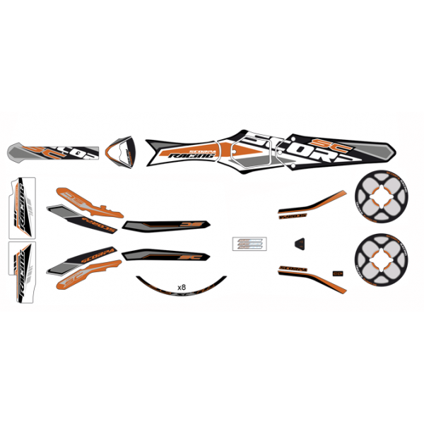 Kit Adesivi Completi SCORPA RACING 2018